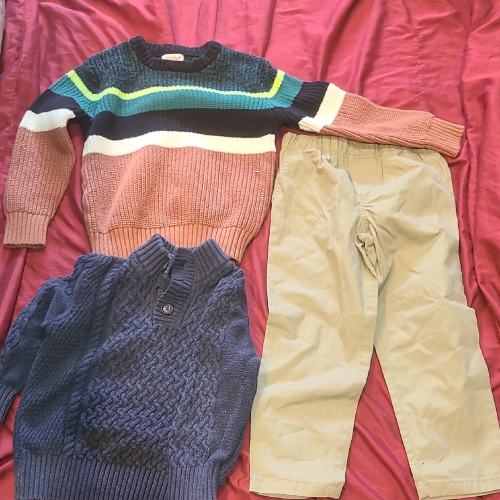 Cat & Jack Tan Kids Chinos